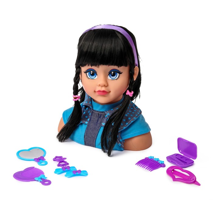 Кукла-манекен для создания причесок Идас аксессуарами, МИКС 2829731