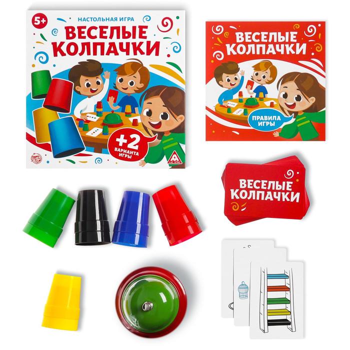 Настольная игра Веселые колпачки, 5+  1180947 (Вид 2)