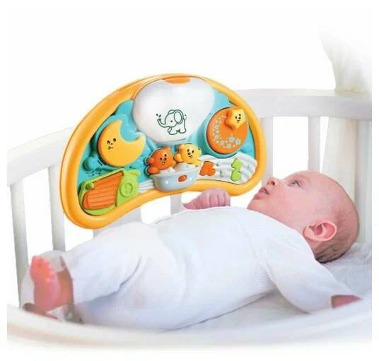 Игровой центр на кроватку Mioshi Baby Воздушный шар (музык., на бат., звуки, свет, подвиж., пласти (Вид 2)