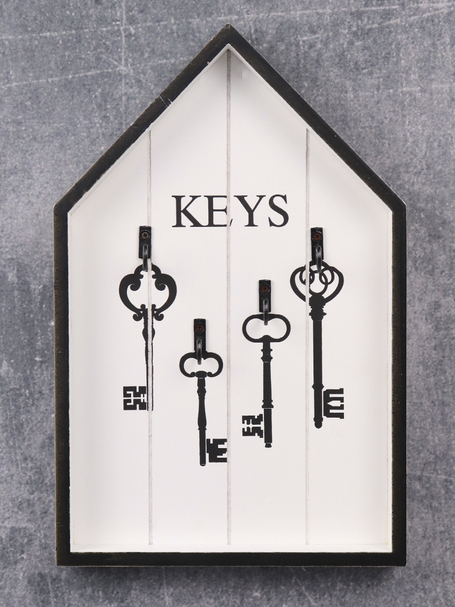 Ключница настенная Ключи от счастья  (4 крючка) УД-5075
