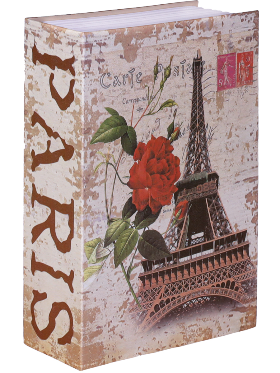 Сейф-книга, Париж, 240х155х55 мм, ключевой замок Ш-6058
