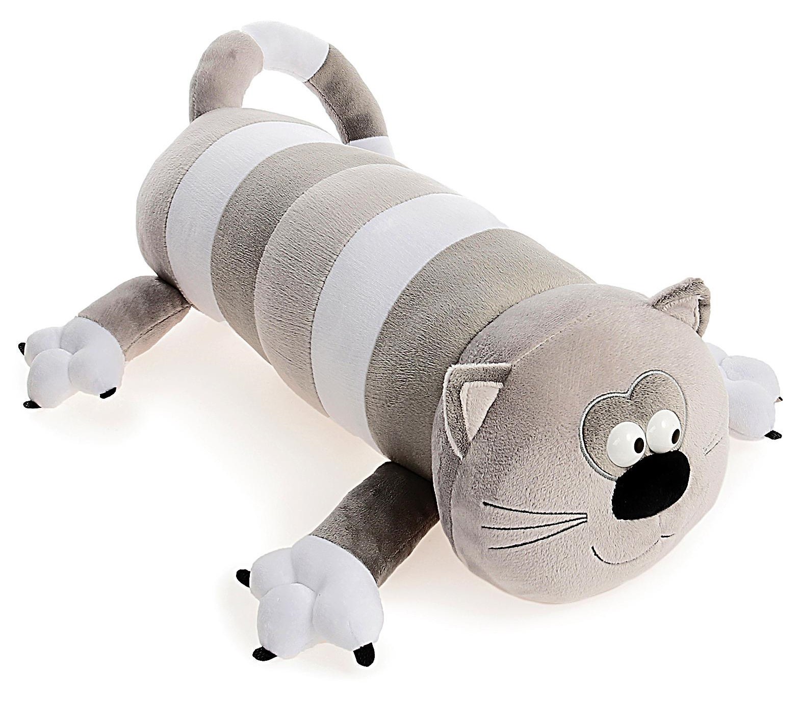 Мягкая игрушка Кот-Батон, цвет серый, 56 см 4708324 (Вид 1)