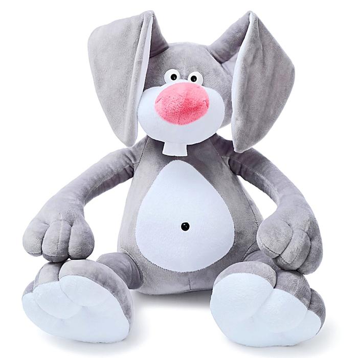Мягкая игрушка Кролик Эрни, 62 см, цвет серый 12-29-1 4201499 (Вид 1)