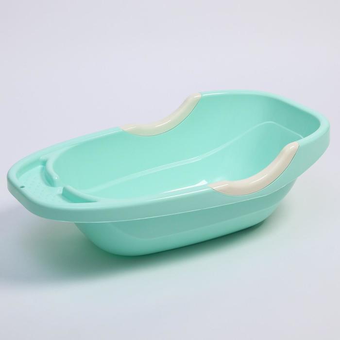 Ванна детская Малютка 75 см., 25 л., цвет голубой/зеленый 1836990