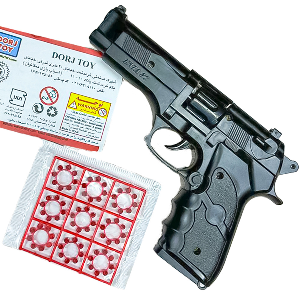 Пистолет пневм. под пистоны 72 выстрела 13502