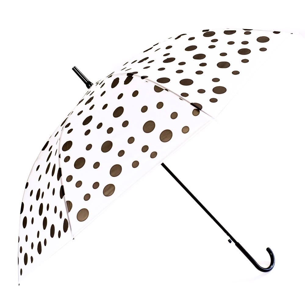Зонт 53 см Горох матовый, автомат, 4 вида микс