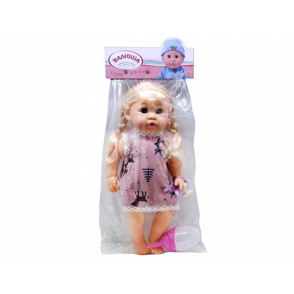 Кукла с аксессуарами Валюша в пакете.Рост 36 см.1/48.Арт.531888A
