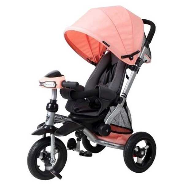 Велосипед-коляска 3кол. Stroller trike 10x10 AIR Car, персик.