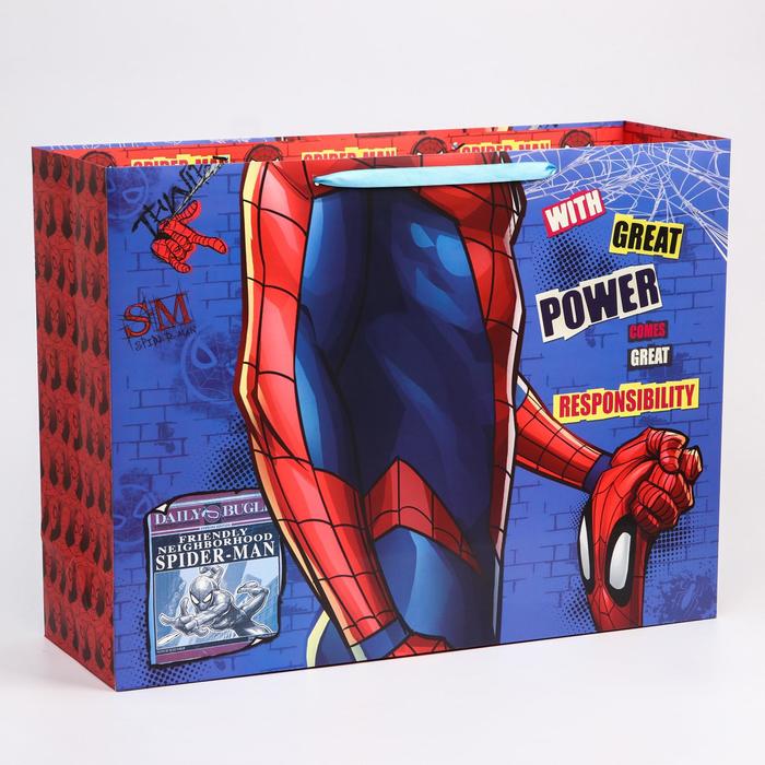 Пакет ламинат горизонтальный Spider-Man, Человек-паук, 61х46х20 см   4628758