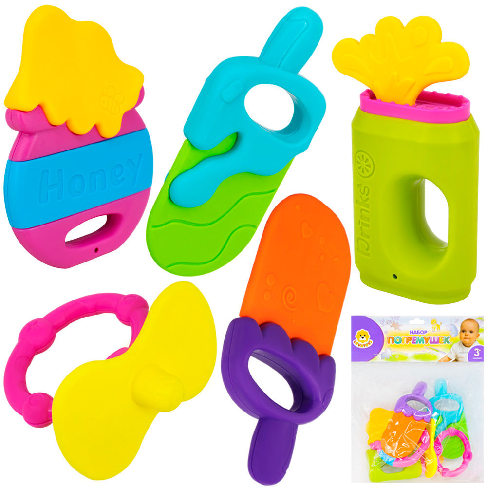 Набор погремушек Levatoys MK8430A-3 в пак.