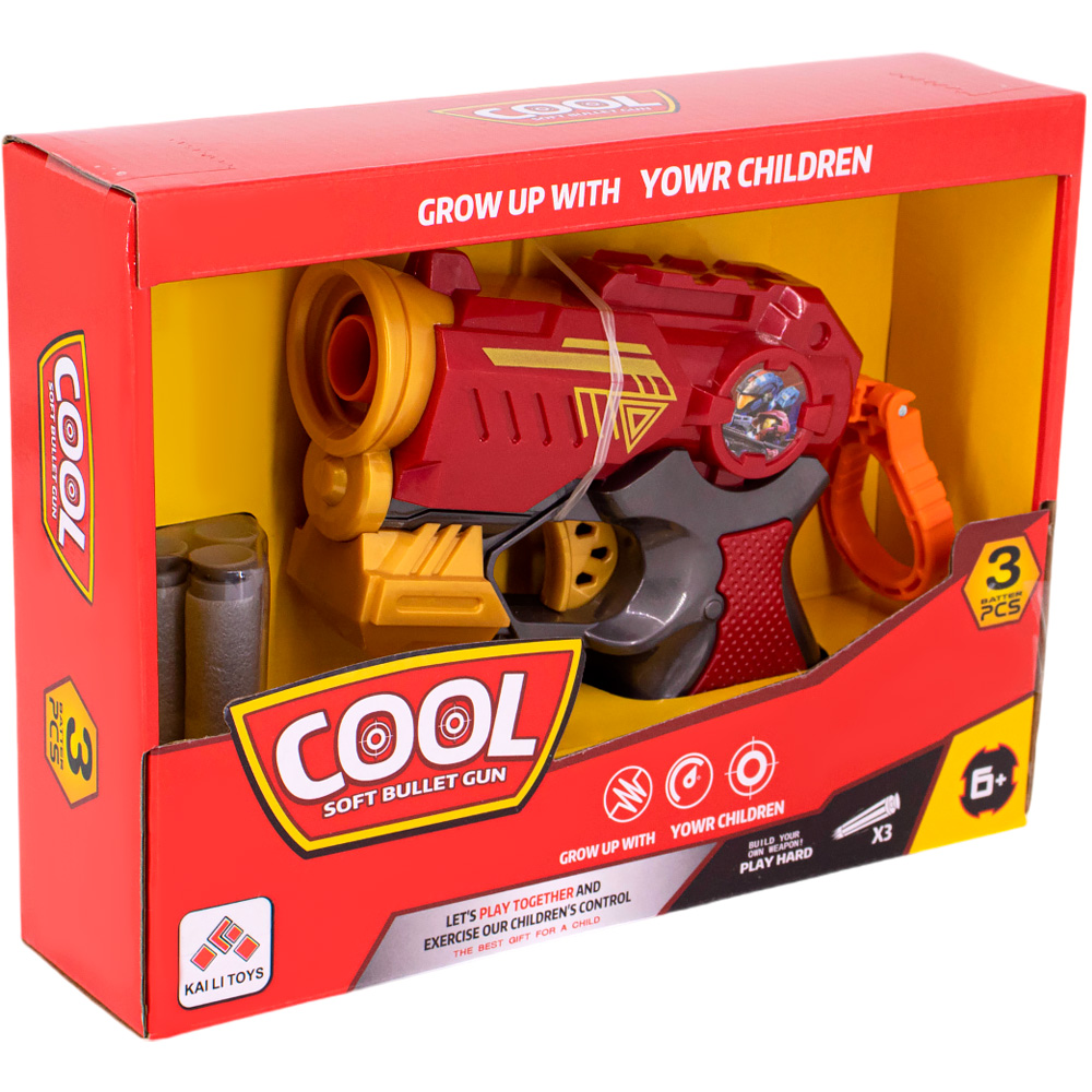 Пистолет SB479D с безопасными пулями в коробке