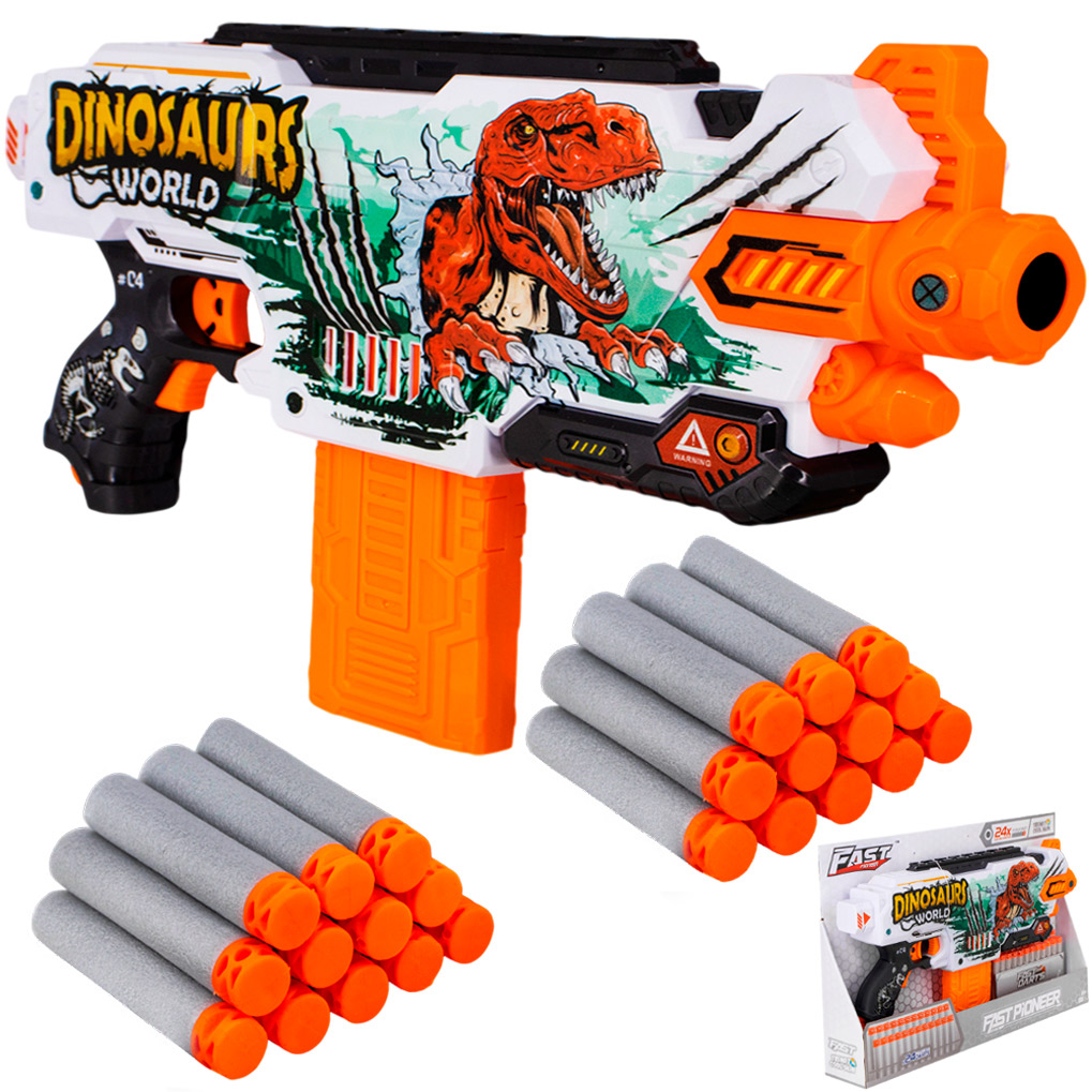 Пистолет BH112 Динозавр с безопасными пулями в кор. (Вид 2)