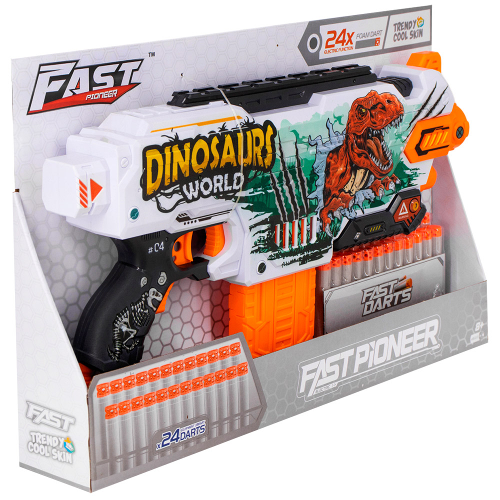 Пистолет BH112 Динозавр с безопасными пулями в кор.