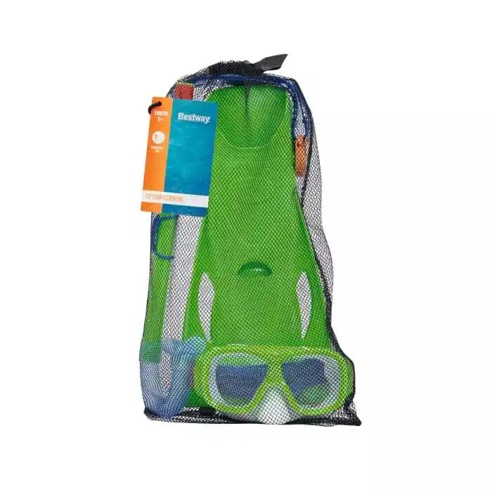 Комплект для плавания Freestyle Snorkel от 7 лет, р-р.ласт 37-41, 2 цвета (Вид 3)