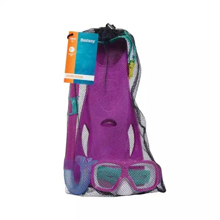 Комплект для плавания Freestyle Snorkel от 7 лет, р-р.ласт 37-41, 2 цвета (Вид 4)