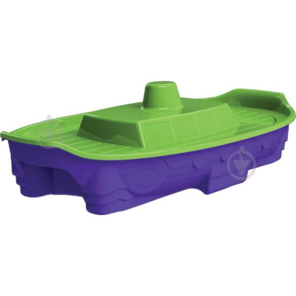 Песочница Старинный корабль (фиолетово/зеленый) (Вид 1)