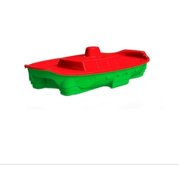Песочница Старинный корабль (зеленый/красный)