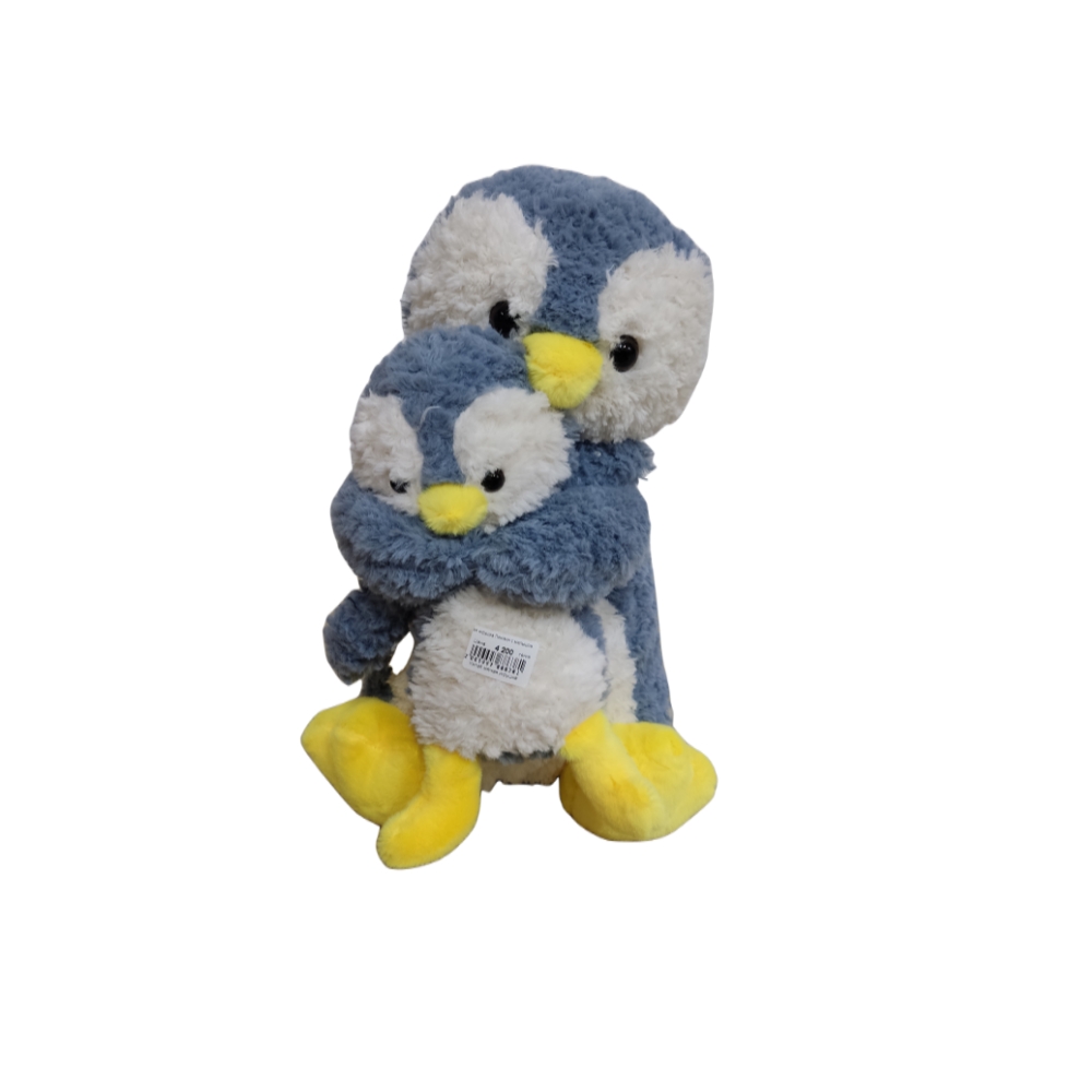 Мягкая игрушка Пингвин с малышом 35см