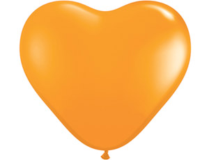 Шар Q Сердце 06 Стандарт Orange (100) (Вид 1)