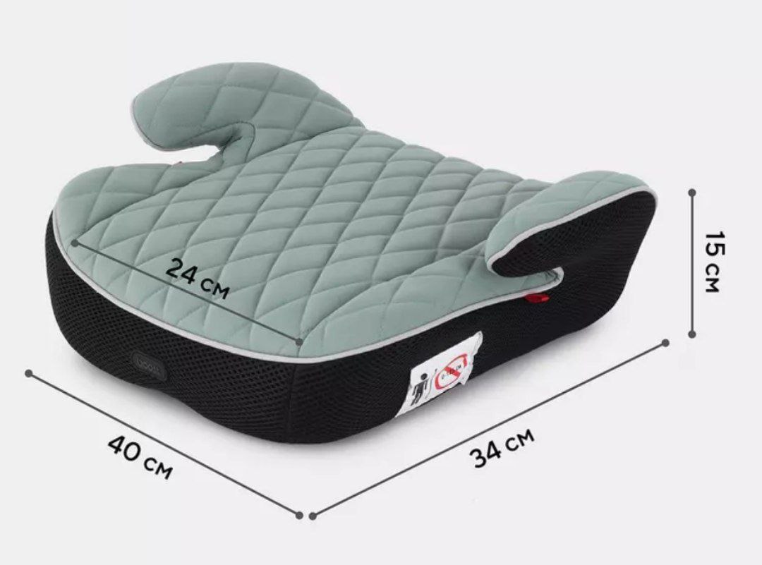 Автокресло MOWBaby BOOST 1034 (Green) группа 2-3 (15-36кг) (уп.10шт) (Вид 2)