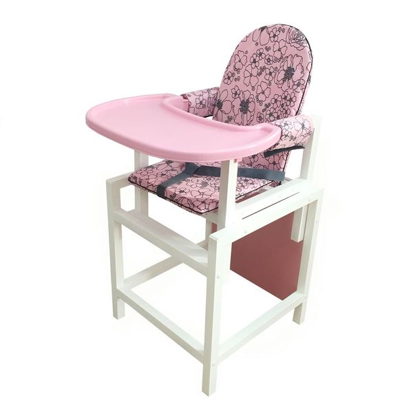 Стол-стул для кормления Облачко (розовый-СТД1606)