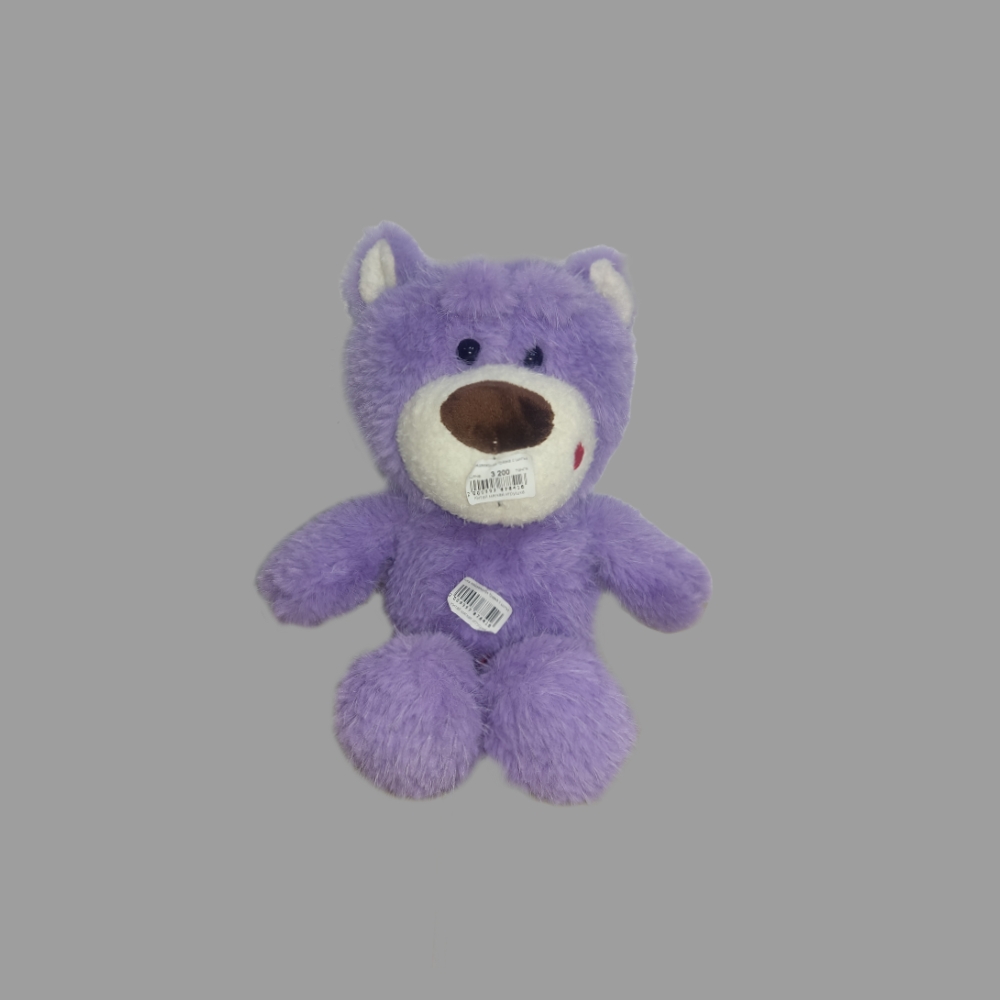 Мягкая игрушка Медвежонок травка с шитьем сердечко (Вид 1)