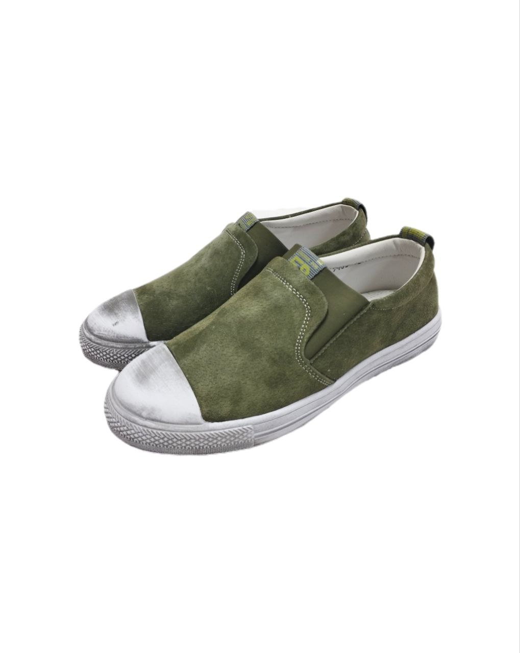 Мокасы, весна-осень Зелёный,(36),32-37(6пар) 9463 Гномик р34