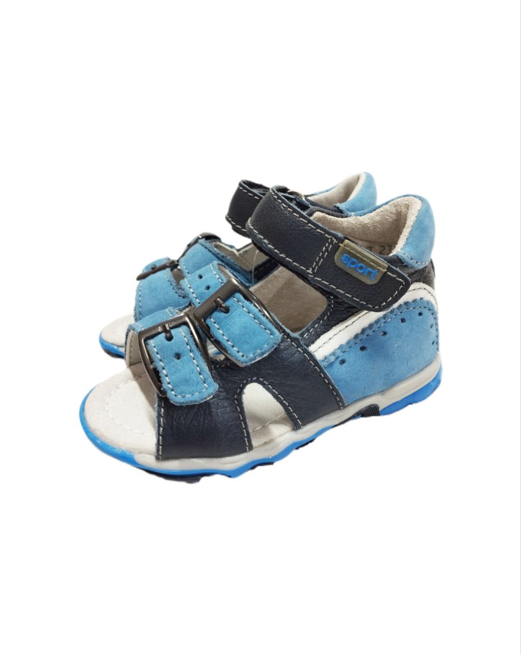 Сандали голубые A3973-1 р23