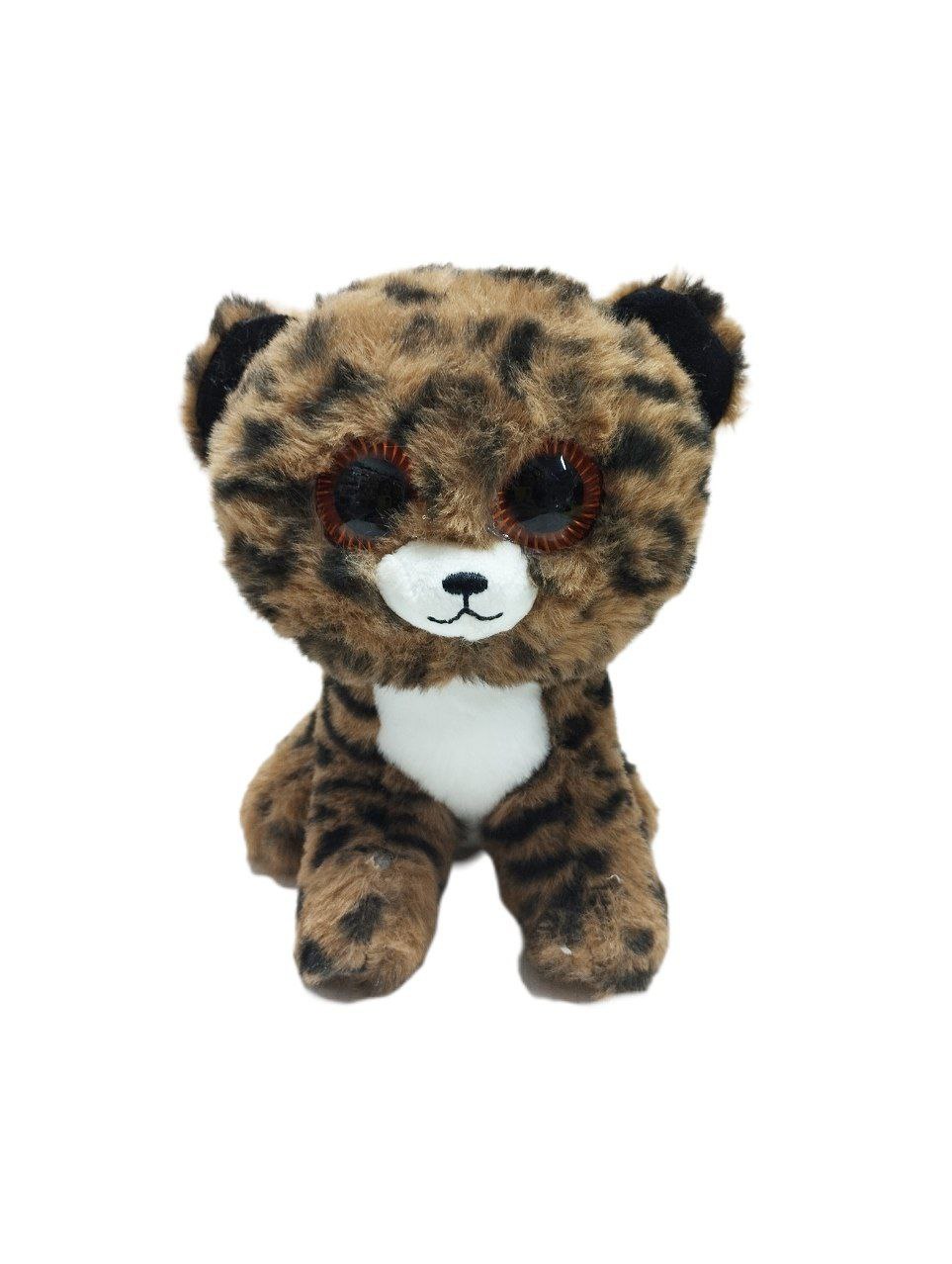 Мягкая игрушка глазастик 20 см. Рысь