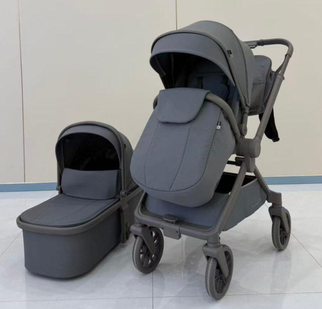 Детская коляска,цвет GREY , арт.D901 2 в 1  kidilo