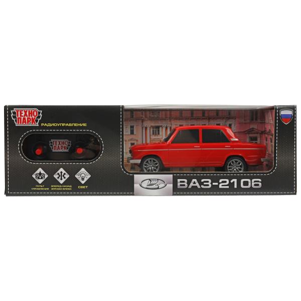 Машина р/у ВАЗ-2106 18 см, свет, крас, кор. Технопарк VAZ2106-18L-RD