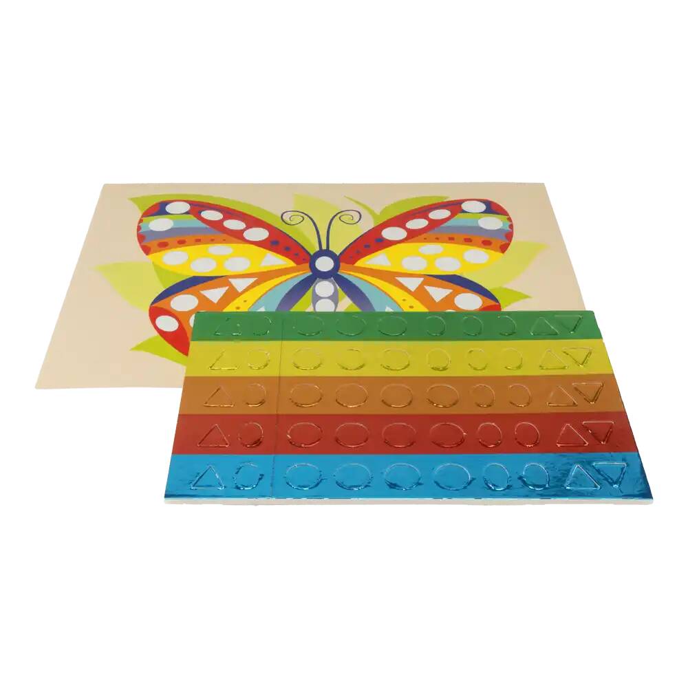 Км-013 Увлекательная мозаика (набор большой) Бабочка (Вид 2)