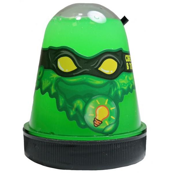 Слайм Ninja, зеленый, светится в темноте (Вид 1)