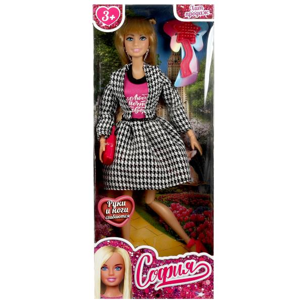 Кукла 29 см София, руки и ноги сгиб, акс, кор КАРАПУЗ 66001-C34-S-BB