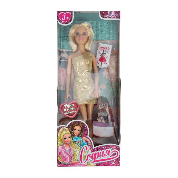 Кукла 29см София, руки и ноги сгиб., кор. КАРАПУЗ 66001-C85-S-BB