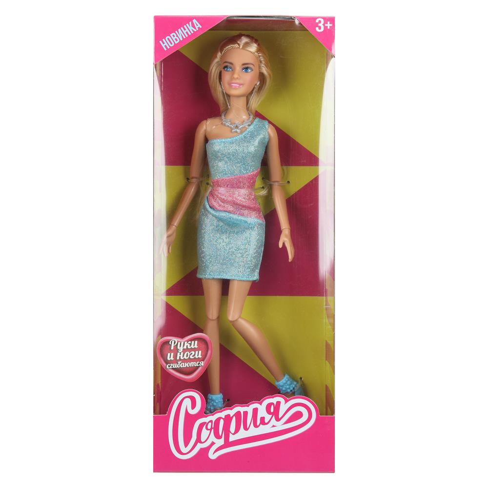 Кукла 29см София, руки и ноги сгиб., кор КАРАПУЗ 66001-LK1-BB-WOD