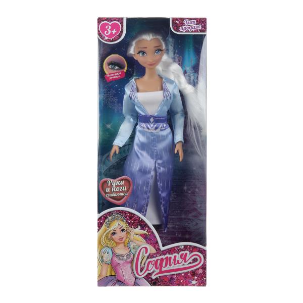 Кукла 29см София, сказочная принцесса, ресницы, руки и ноги сгиб., кор. КАРАПУЗ PD-4-S-BB