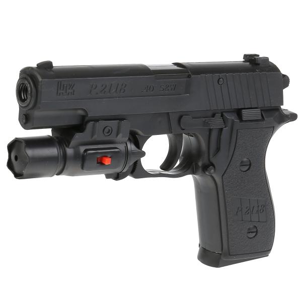 Пистолет с лазер. прицелом в пак. 100000250