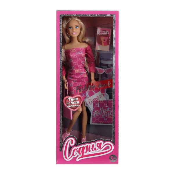 Кукла 29см София, руки и ноги сгиб., акс., кор. КАРАПУЗ CH-S-BB