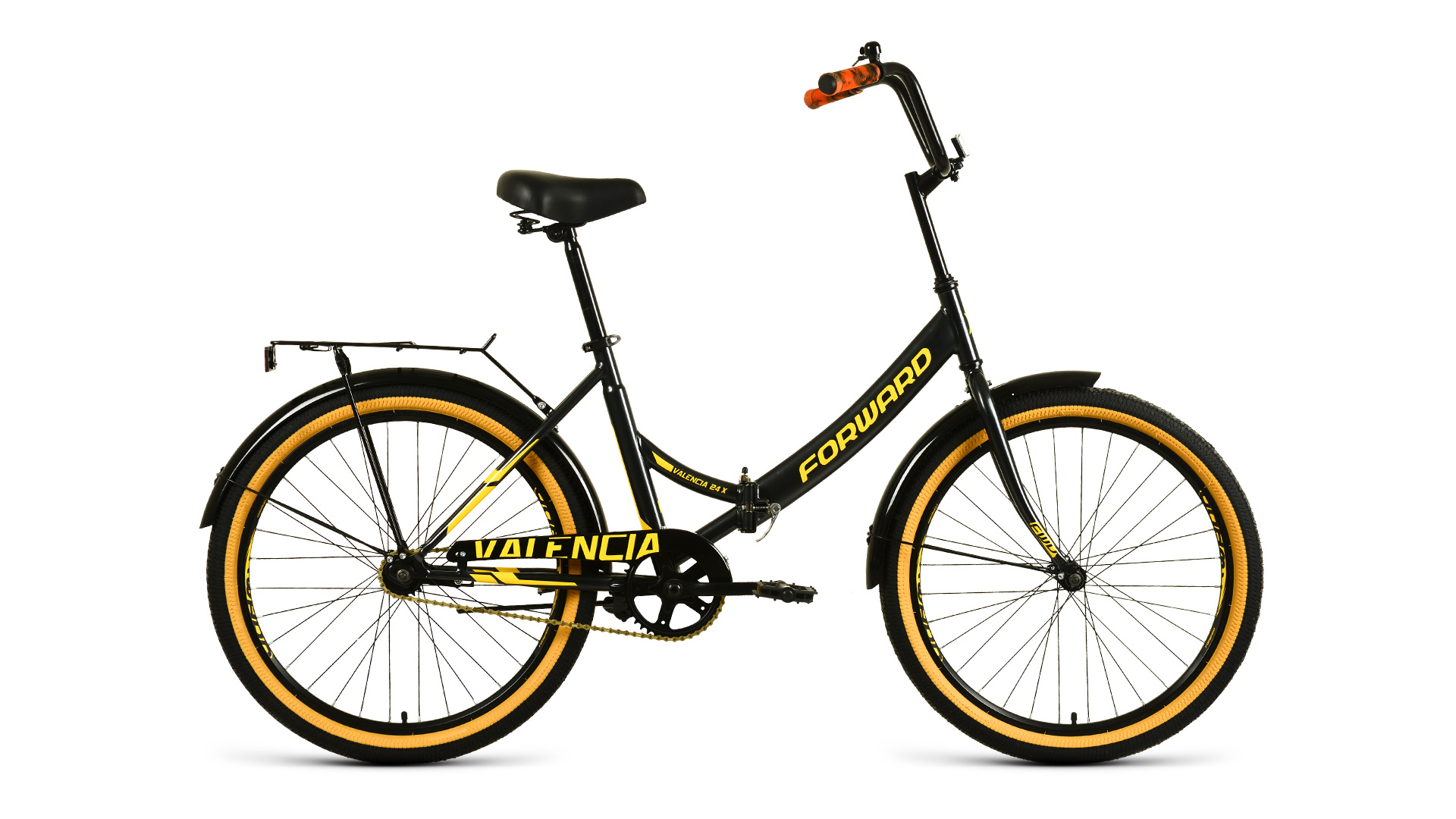 Велосипед 24 Forward Valenсia 24 X 20-21 г 16 Черный/Золотой RBKW1C241001 (Вид 1)