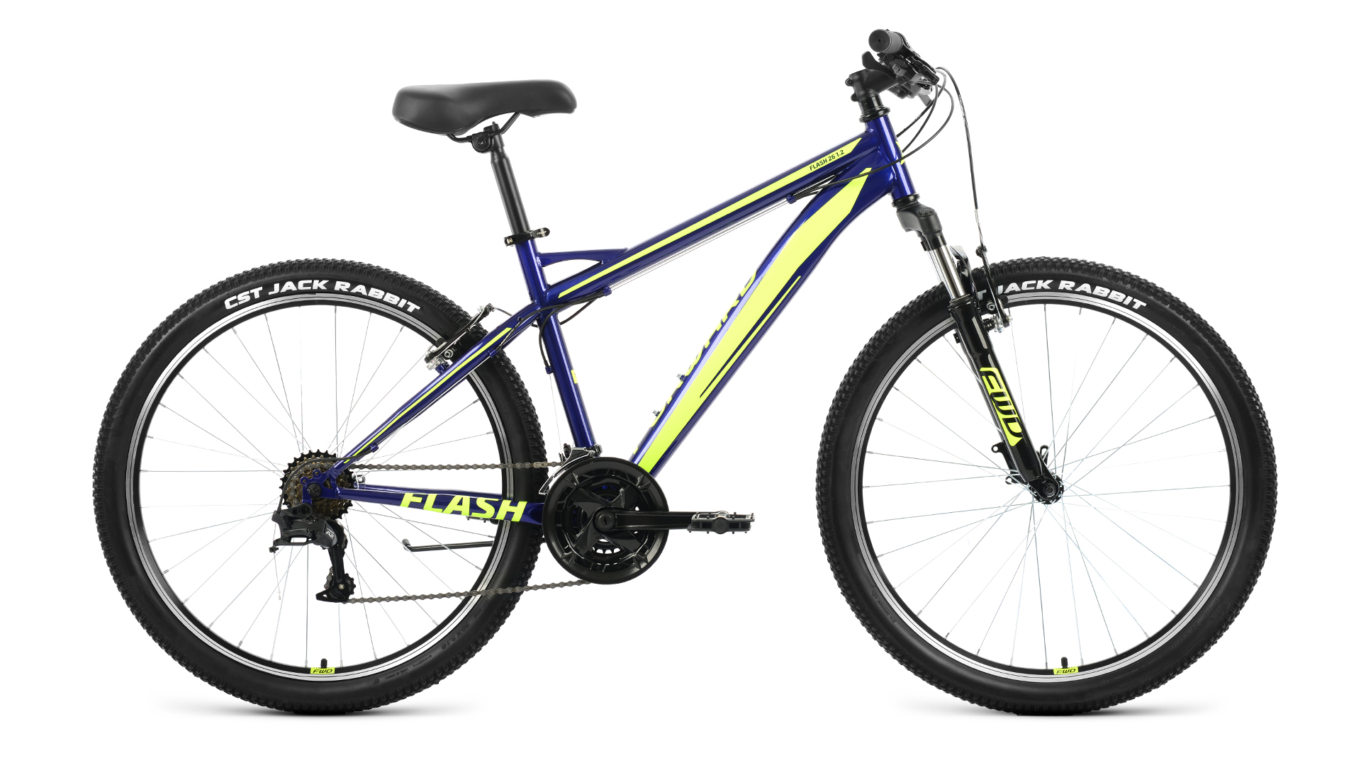 Велосипед 26 Forward Flash 26 1.2 Синий/Ярко-зеленый 2022 г (19 RBK22FW26664)