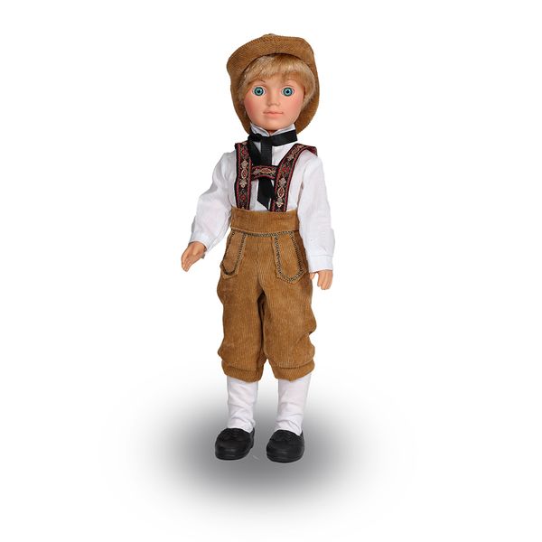 Александр Весна в баварском костюме (кукла пластмассовая)