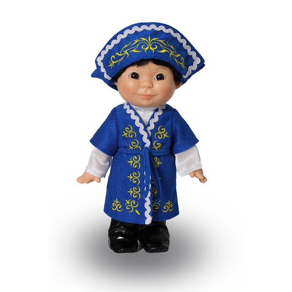 Веснушка в казахском костюме (мальчик) (кукла пластмассовая) (Вид 1)