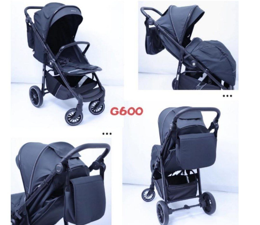 Детская коляска,цвет графит арт.G600