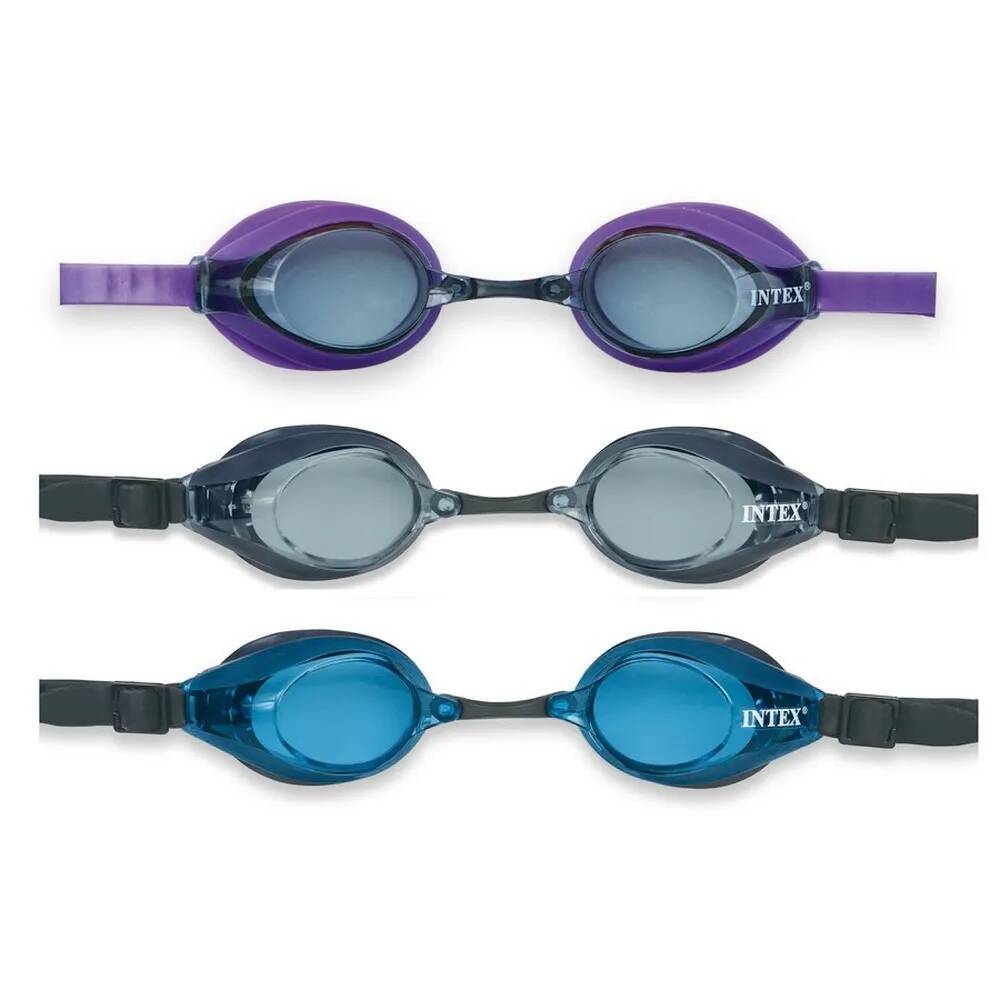 Очки для плавания Pro Racing, от 8 лет, 3 цвета (Вид 1)