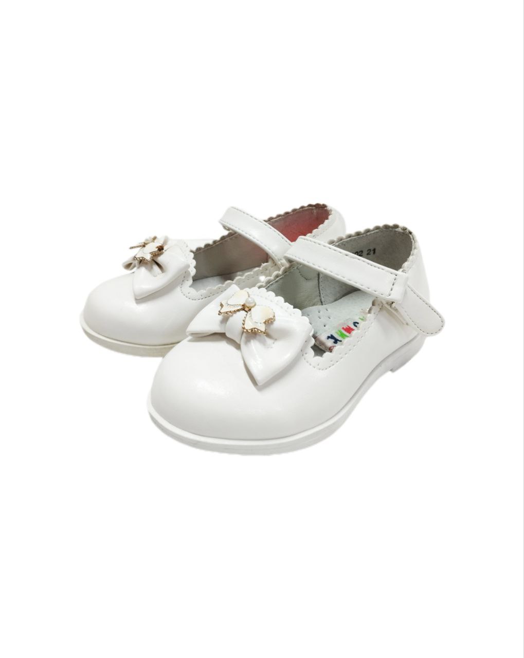 Туфли - модель -  белыеLA61002 р21 (Вид 2)