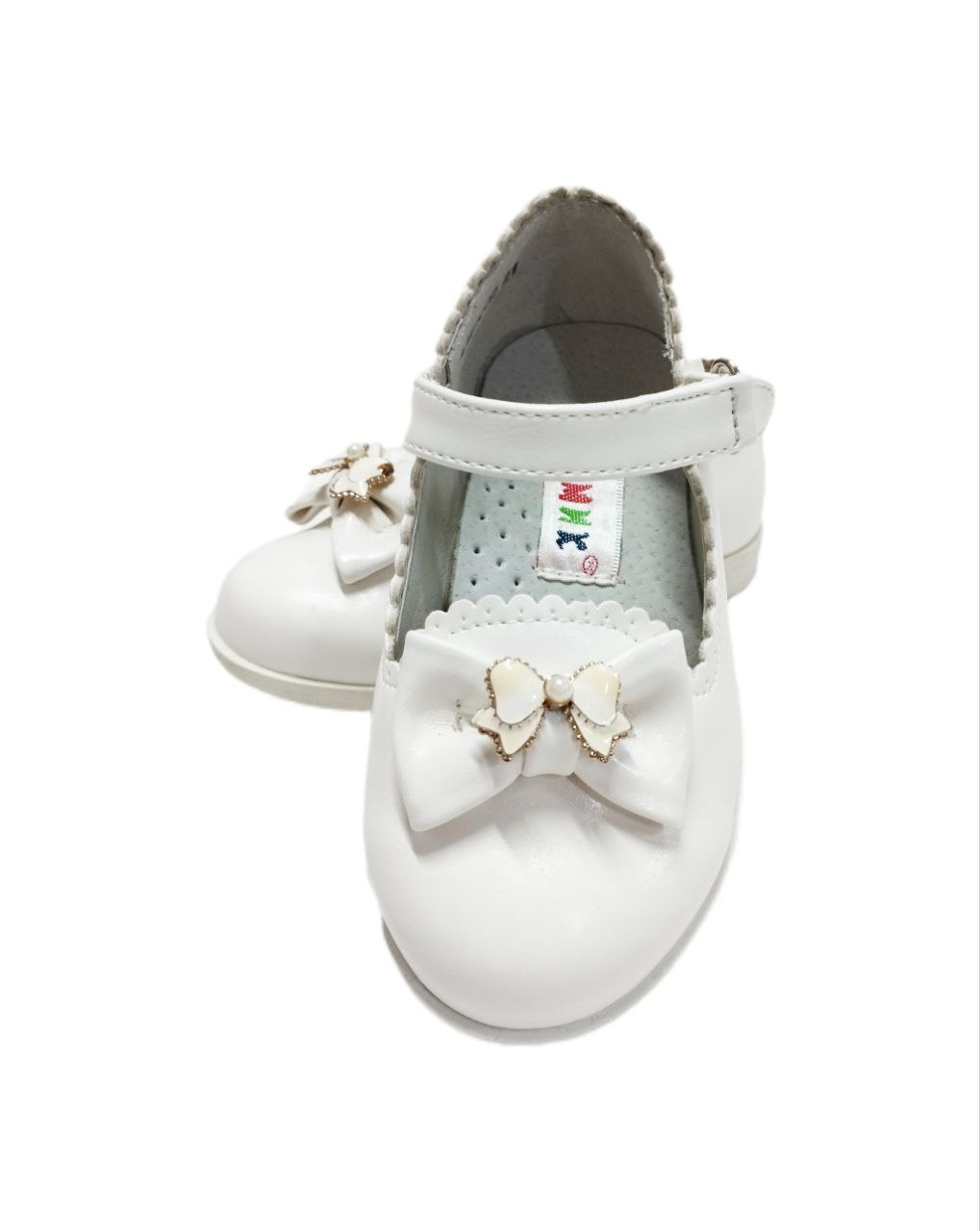 Туфли - модель -  белыеLA61002 р22