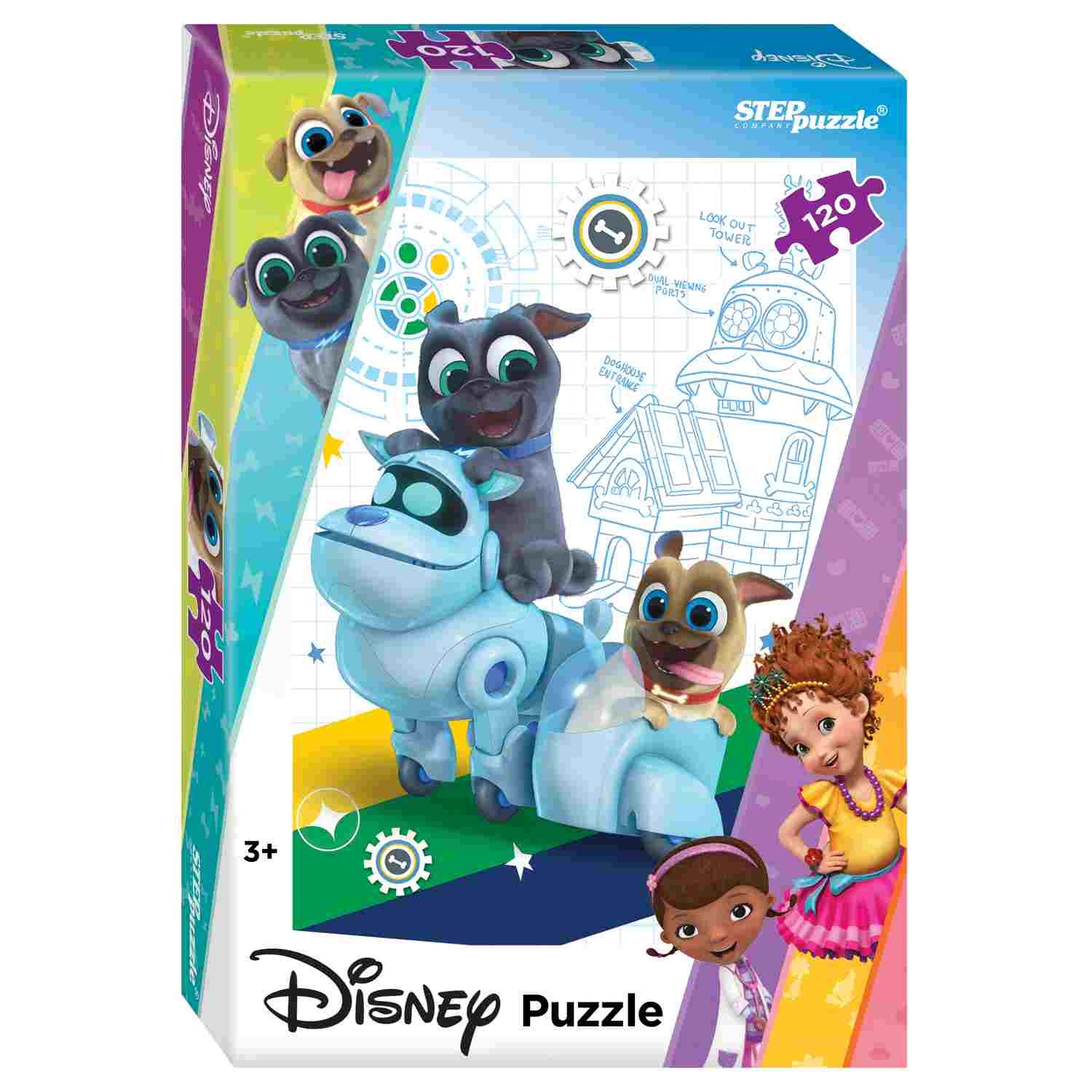 Пазл 120 DISNEY - 5 75169 Степ /32/