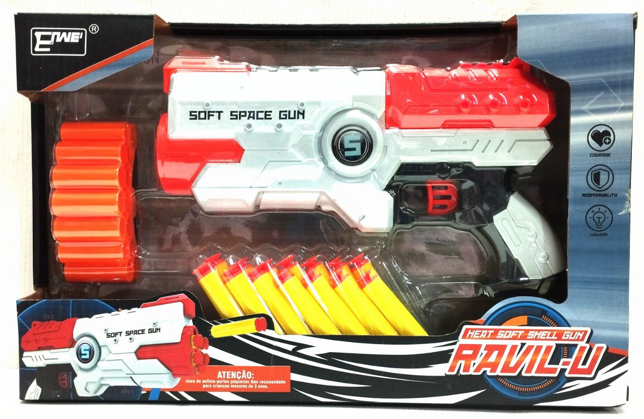 Бластер с мягкими пулями арт.826-62B