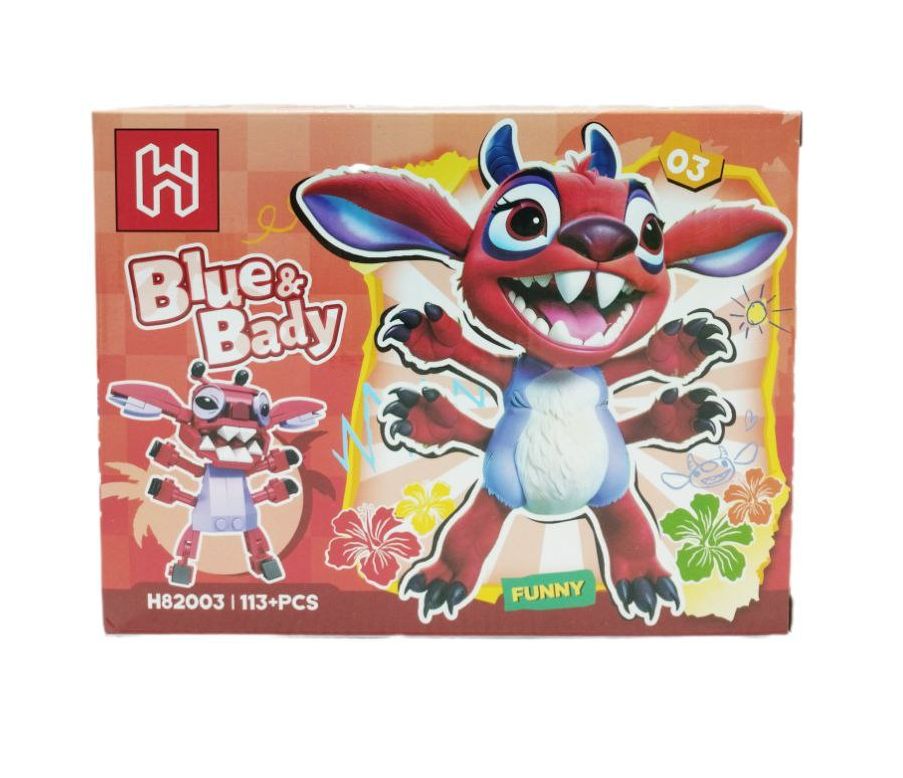 Конструктор блочный Стич арт.H82003/3